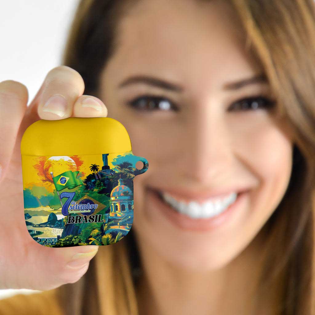 Brazil Sete de Setembro AirPods Case Brasil Rio de Janeiro Art Style - Wonder Print Shop