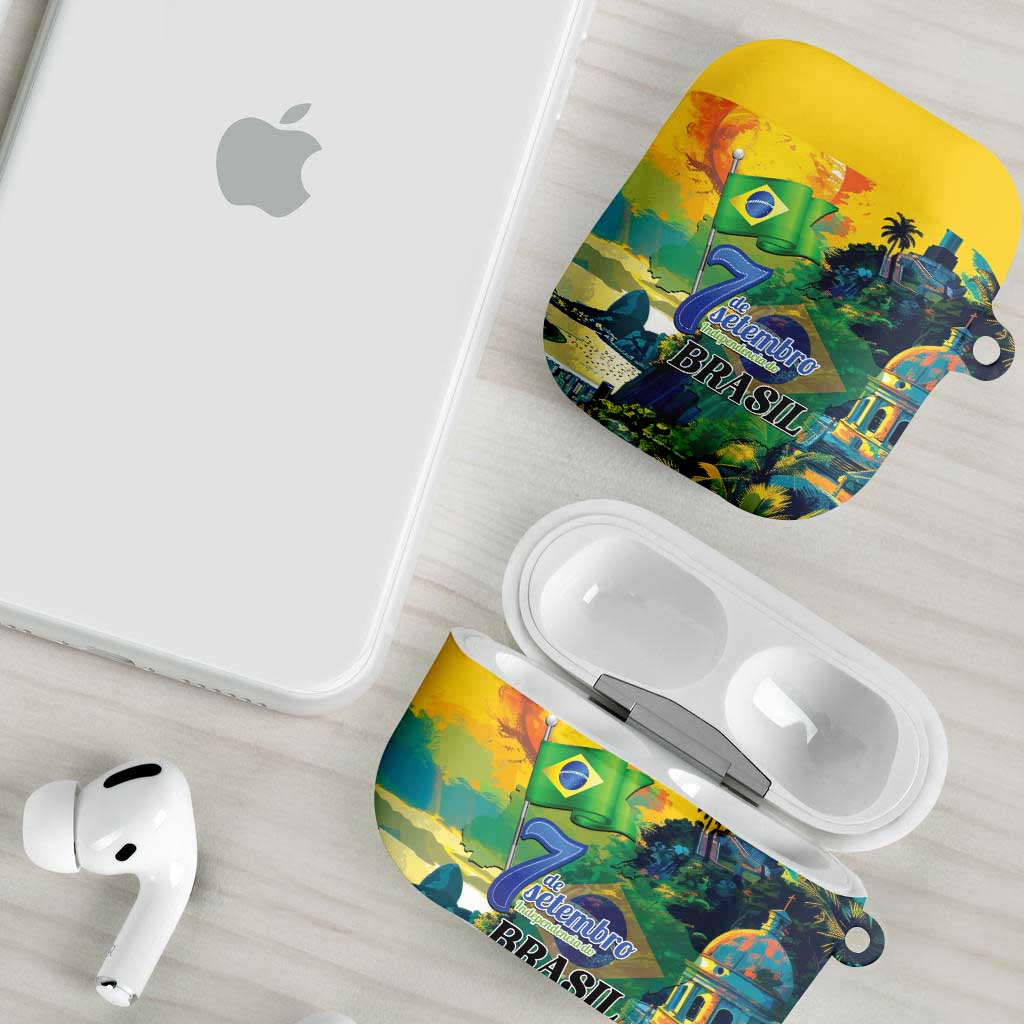 Brazil Sete de Setembro AirPods Case Brasil Rio de Janeiro Art Style - Wonder Print Shop