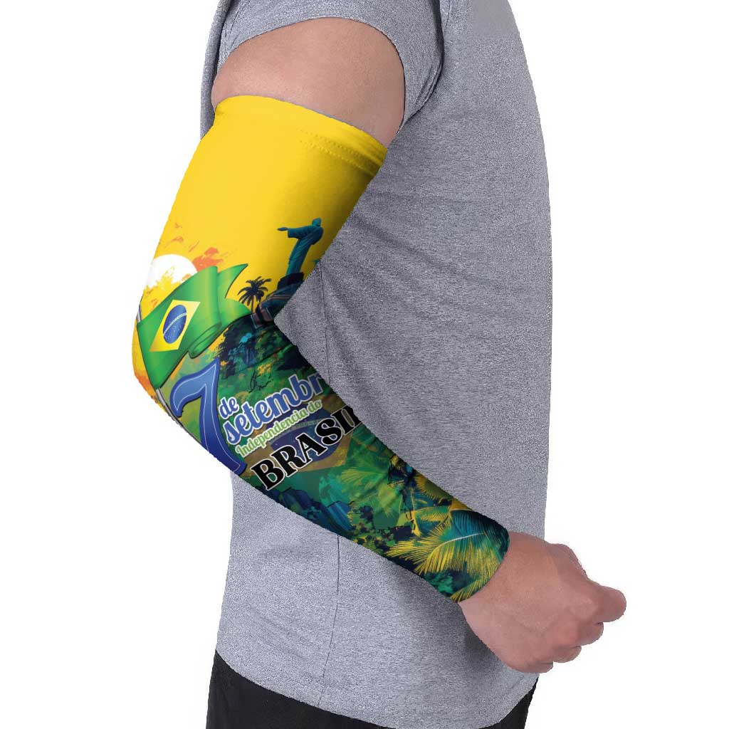 Brazil Sete de Setembro Arm Sleeves Brasil Rio de Janeiro Art Style - Wonder Print Shop