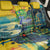 Brazil Sete de Setembro Back Car Seat Cover Brasil Rio de Janeiro Art Style - Wonder Print Shop