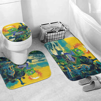 Brazil Sete de Setembro Bathroom Set Brasil Rio de Janeiro Art Style - Wonder Print Shop