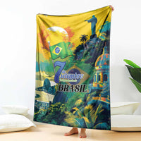 Brazil Sete de Setembro Blanket Brasil Rio de Janeiro Art Style - Wonder Print Shop