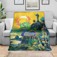 Brazil Sete de Setembro Blanket Brasil Rio de Janeiro Art Style - Wonder Print Shop