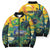 Personalized Brazil Sete de Setembro Bomber Puffer Jacket Brasil Rio de Janeiro Art Style - Wonder Print Shop