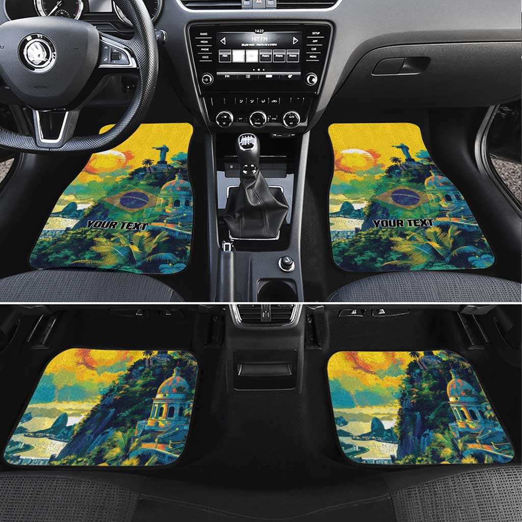 Brazil Sete de Setembro Car Mats Brasil Rio de Janeiro Art Style - Wonder Print Shop