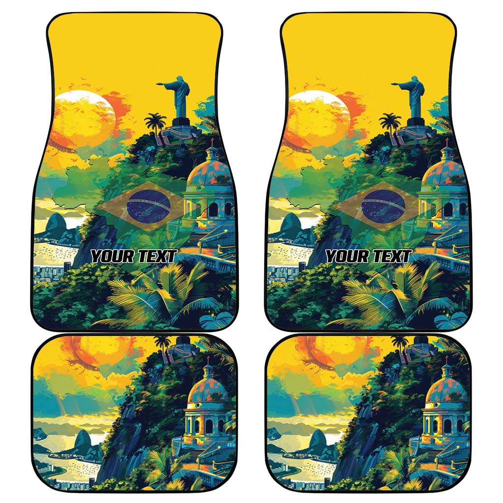 Brazil Sete de Setembro Car Mats Brasil Rio de Janeiro Art Style - Wonder Print Shop