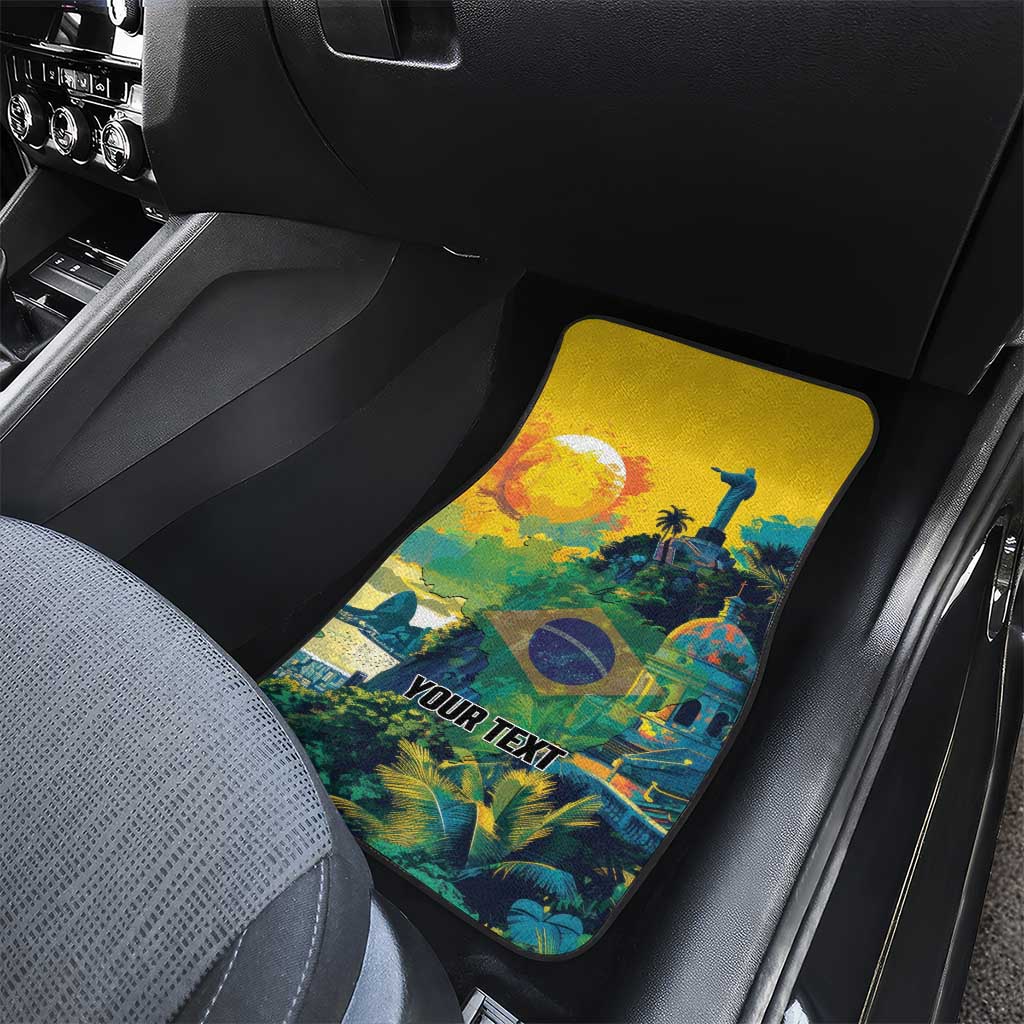 Brazil Sete de Setembro Car Mats Brasil Rio de Janeiro Art Style - Wonder Print Shop