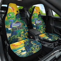Brazil Sete de Setembro Car Seat Cover Brasil Rio de Janeiro Art Style - Wonder Print Shop