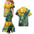 Personalized Brazil Sete de Setembro Couples Matching Mermaid Dress and Hawaiian Shirt Brasil Rio de Janeiro Art Style - Wonder Print Shop