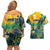 Personalized Brazil Sete de Setembro Couples Matching Off Shoulder Short Dress and Hawaiian Shirt Brasil Rio de Janeiro Art Style - Wonder Print Shop