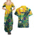 Personalized Brazil Sete de Setembro Couples Matching Summer Maxi Dress and Hawaiian Shirt Brasil Rio de Janeiro Art Style - Wonder Print Shop