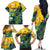 Personalized Brazil Sete de Setembro Family Matching Off The Shoulder Long Sleeve Dress and Hawaiian Shirt Brasil Rio de Janeiro Art Style - Wonder Print Shop