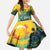Personalized Brazil Sete de Setembro Family Matching Off Shoulder Maxi Dress and Hawaiian Shirt Brasil Rio de Janeiro Art Style - Wonder Print Shop