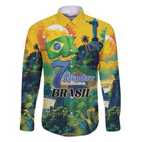 Personalized Brazil Sete de Setembro Family Matching Puletasi and Hawaiian Shirt Brasil Rio de Janeiro Art Style - Wonder Print Shop