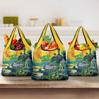 Brazil Sete de Setembro Grocery Bag Brasil Rio de Janeiro Art Style - Wonder Print Shop
