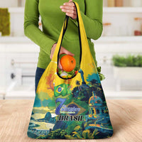Brazil Sete de Setembro Grocery Bag Brasil Rio de Janeiro Art Style - Wonder Print Shop