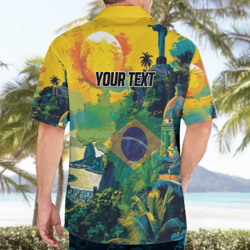 Personalized Brazil Sete de Setembro Hawaiian Shirt Brasil Rio de Janeiro Art Style - Wonder Print Shop