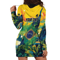 Personalized Brazil Sete de Setembro Hoodie Dress Brasil Rio de Janeiro Art Style - Wonder Print Shop