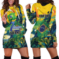 Personalized Brazil Sete de Setembro Hoodie Dress Brasil Rio de Janeiro Art Style - Wonder Print Shop
