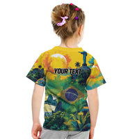 Personalized Brazil Sete de Setembro Kid T Shirt Brasil Rio de Janeiro Art Style - Wonder Print Shop