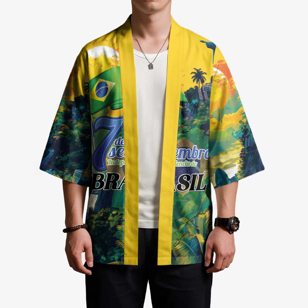 Personalized Brazil Sete de Setembro Kimono Brasil Rio de Janeiro Art Style - Wonder Print Shop