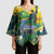 Personalized Brazil Sete de Setembro Kimono Sleeve Blouse Brasil Rio de Janeiro Art Style - Wonder Print Shop