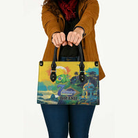 Brazil Sete de Setembro Leather Bag Brasil Rio de Janeiro Art Style - Wonder Print Shop