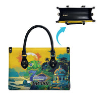 Brazil Sete de Setembro Leather Bag Brasil Rio de Janeiro Art Style - Wonder Print Shop
