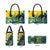 Brazil Sete de Setembro Leather Bag Brasil Rio de Janeiro Art Style - Wonder Print Shop