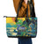 Brazil Sete de Setembro Leather Tote Bag Brasil Rio de Janeiro Art Style - Wonder Print Shop