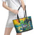 Brazil Sete de Setembro Leather Tote Bag Brasil Rio de Janeiro Art Style - Wonder Print Shop