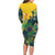 Personalized Brazil Sete de Setembro Long Sleeve Bodycon Dress Brasil Rio de Janeiro Art Style - Wonder Print Shop