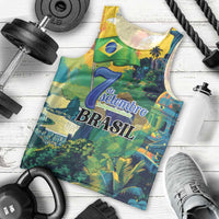 Personalized Brazil Sete de Setembro Men Tank Top Brasil Rio de Janeiro Art Style - Wonder Print Shop