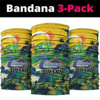 Brazil Sete de Setembro Neck Gaiter Brasil Rio de Janeiro Art Style LT01
