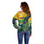 Personalized Brazil Sete de Setembro Off Shoulder Sweater Brasil Rio de Janeiro Art Style - Wonder Print Shop
