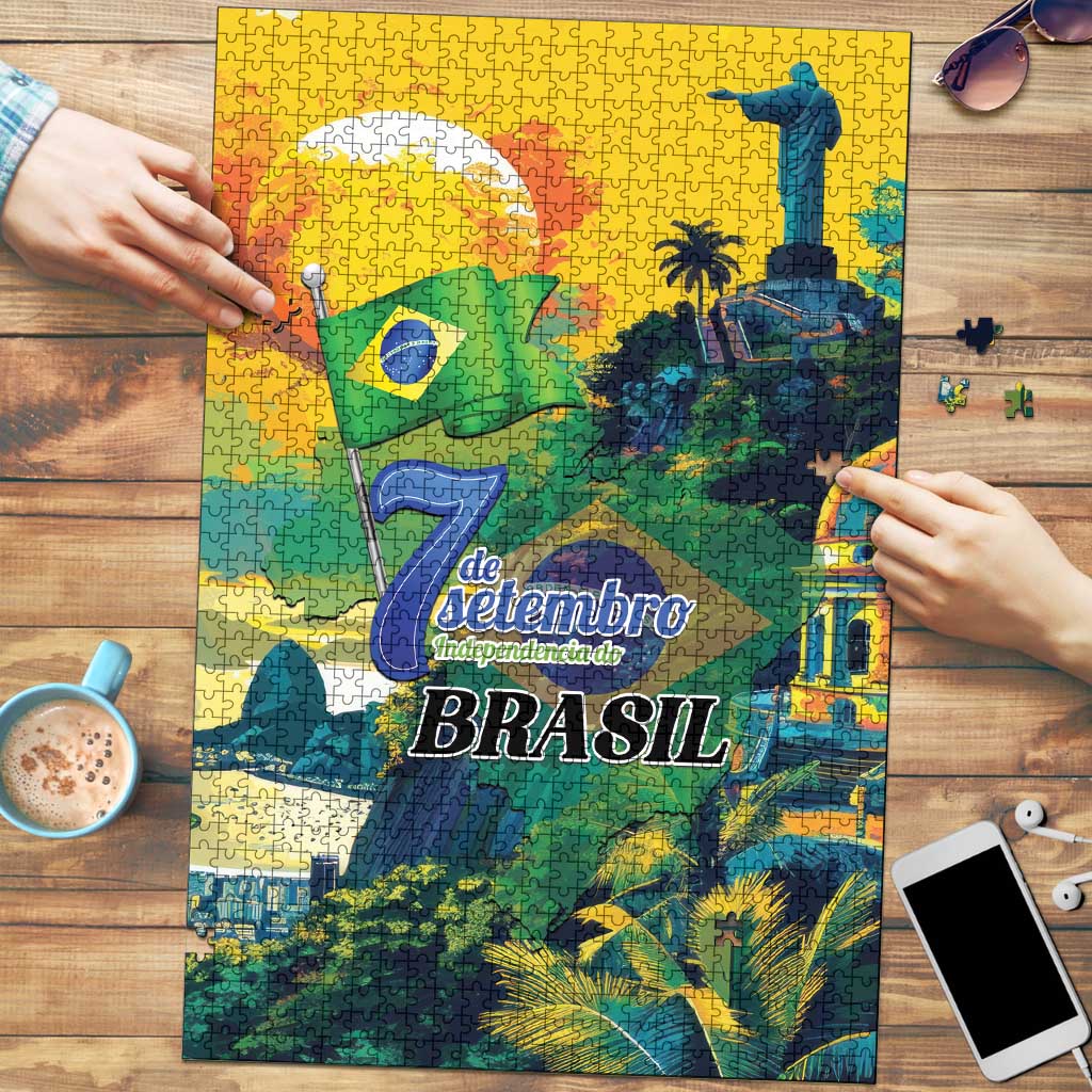 Brazil Sete de Setembro Puzzle Brasil Rio de Janeiro Art Style - Wonder Print Shop