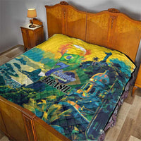 Brazil Sete de Setembro Quilt Brasil Rio de Janeiro Art Style - Wonder Print Shop