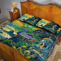 Brazil Sete de Setembro Quilt Bed Set Brasil Rio de Janeiro Art Style - Wonder Print Shop