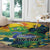 Brazil Sete de Setembro Round Carpet Brasil Rio de Janeiro Art Style - Wonder Print Shop