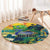 Brazil Sete de Setembro Round Carpet Brasil Rio de Janeiro Art Style - Wonder Print Shop