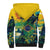 Personalized Brazil Sete de Setembro Sherpa Hoodie Brasil Rio de Janeiro Art Style - Wonder Print Shop