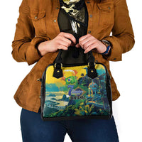 Brazil Sete de Setembro Shoulder Handbag Brasil Rio de Janeiro Art Style - Wonder Print Shop