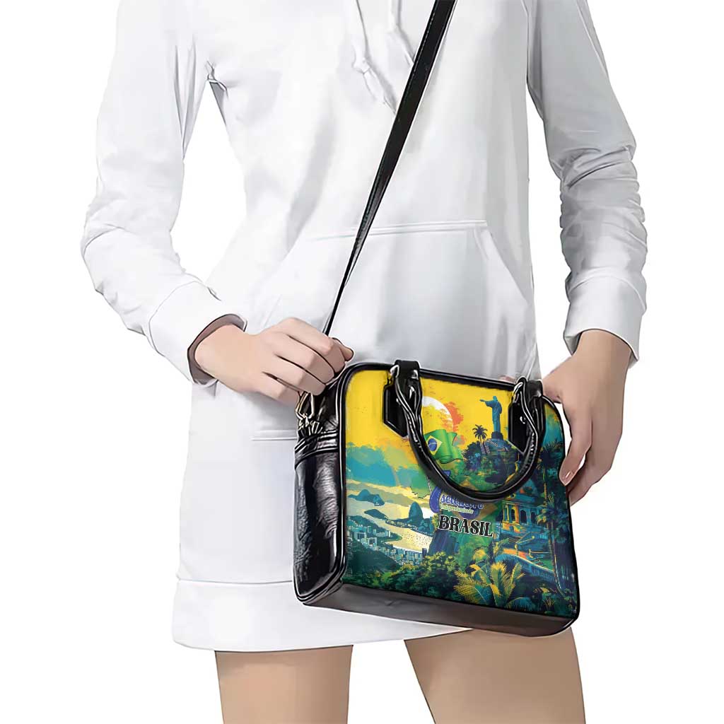 Brazil Sete de Setembro Shoulder Handbag Brasil Rio de Janeiro Art Style - Wonder Print Shop