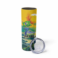 Personalized Brazil Sete de Setembro Skinny Tumbler Brasil Rio de Janeiro Art Style - Wonder Print Shop
