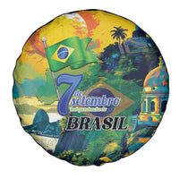 Brazil Sete de Setembro Spare Tire Cover Brasil Rio de Janeiro Art Style - Wonder Print Shop