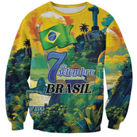 Personalized Brazil Sete de Setembro Sweatshirt Brasil Rio de Janeiro Art Style - Wonder Print Shop