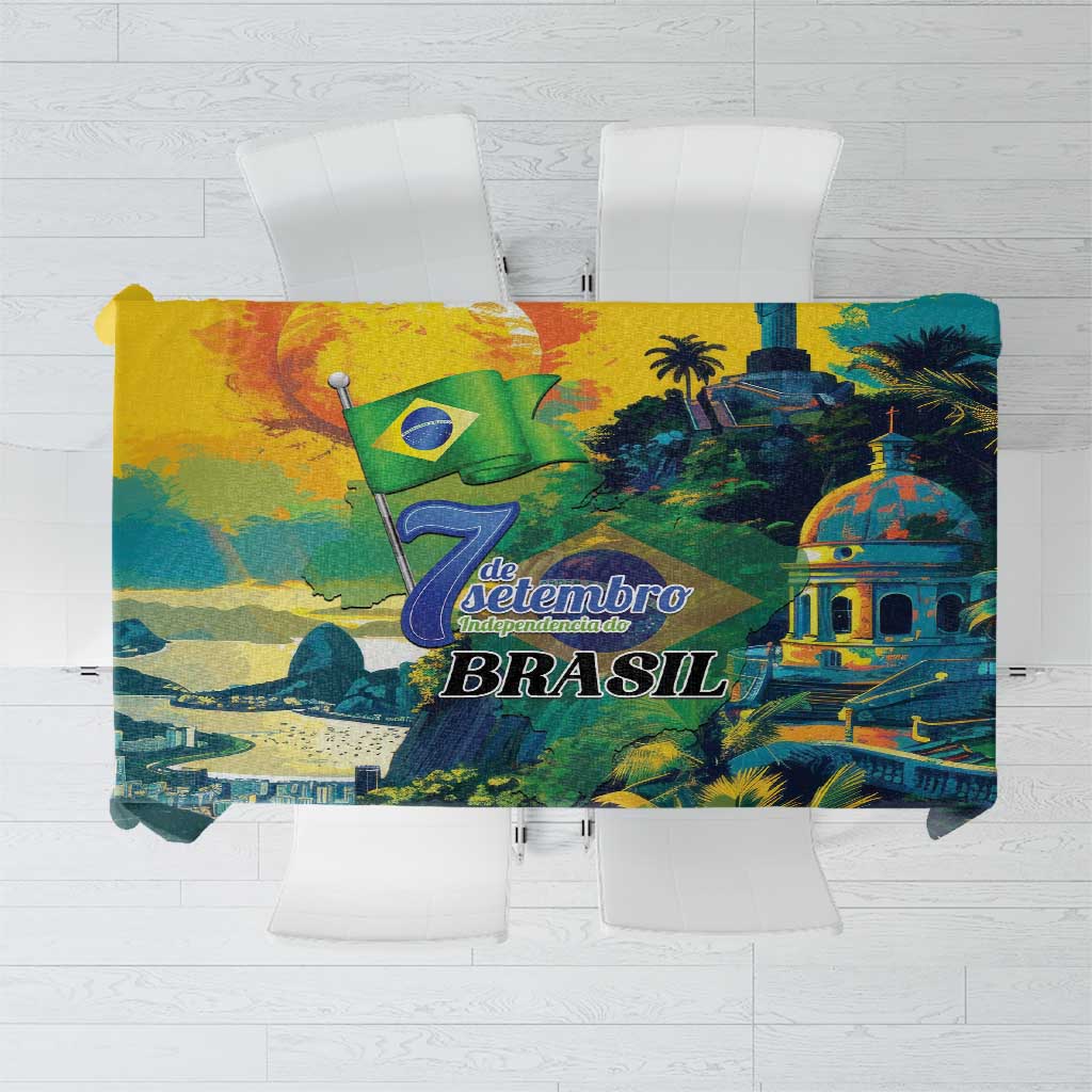 Brazil Sete de Setembro Tablecloth Brasil Rio de Janeiro Art Style - Wonder Print Shop