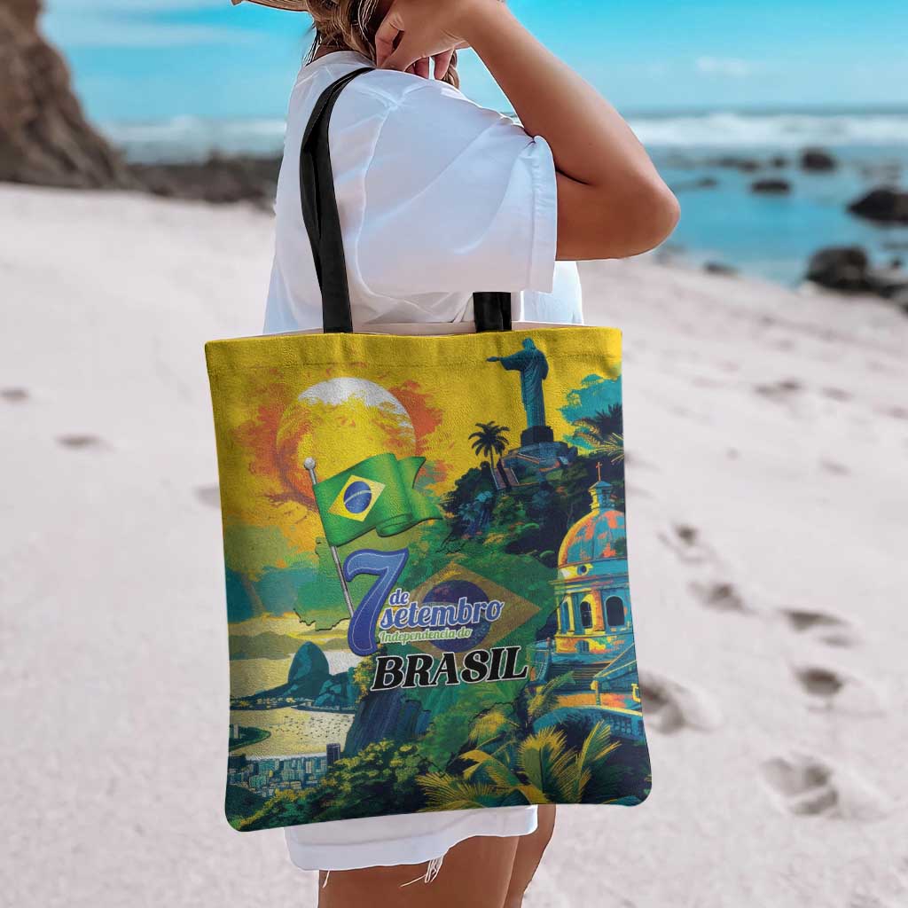 Brazil Sete de Setembro Tote Bag Brasil Rio de Janeiro Art Style - Wonder Print Shop