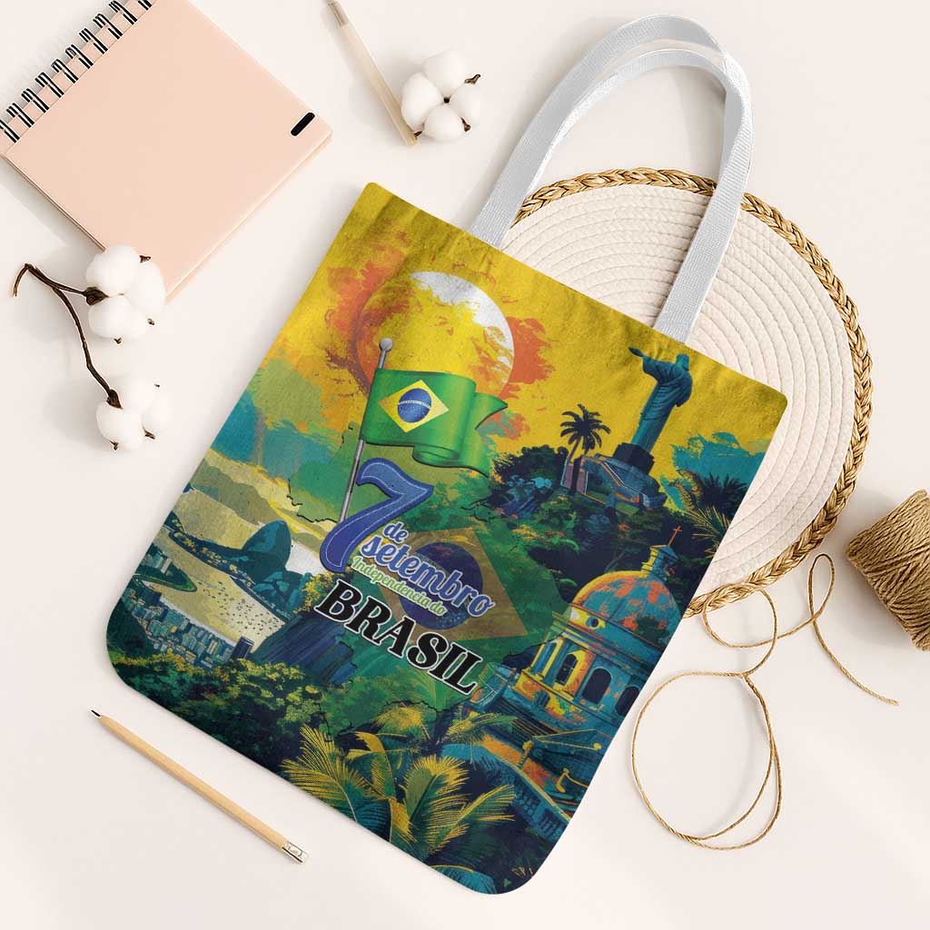Brazil Sete de Setembro Tote Bag Brasil Rio de Janeiro Art Style - Wonder Print Shop