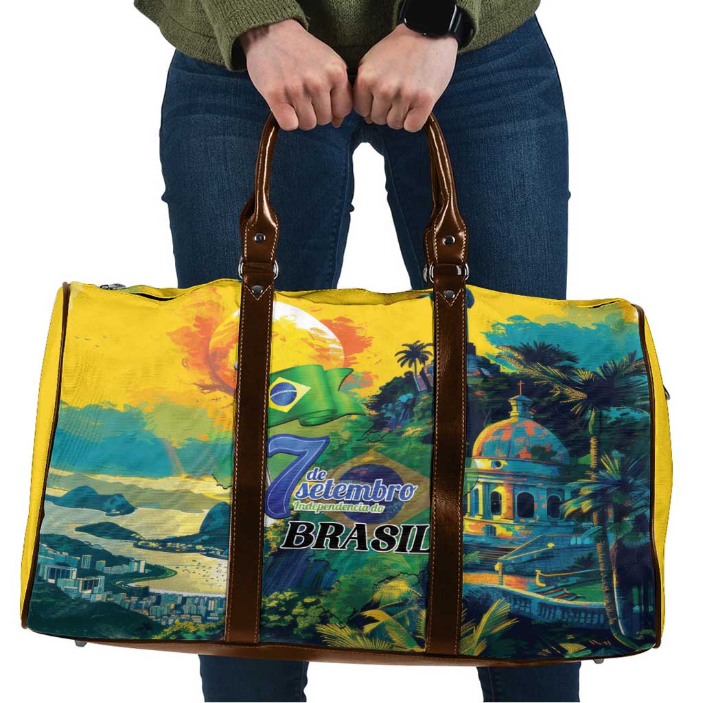 Brazil Sete de Setembro Travel Bag Brasil Rio de Janeiro Art Style - Wonder Print Shop